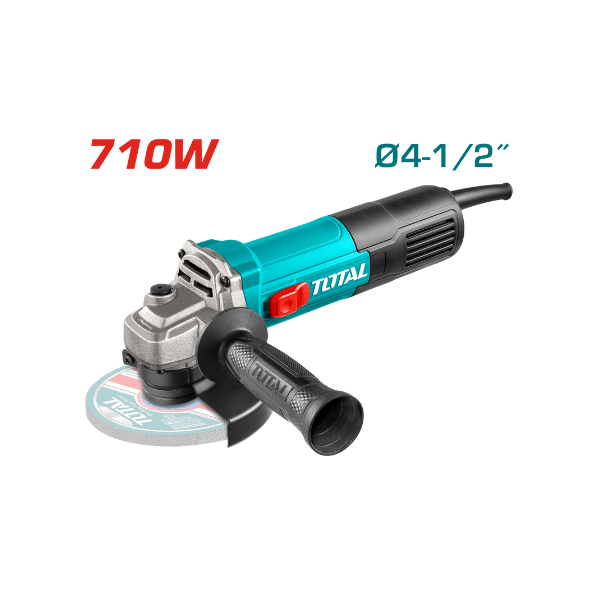 ESMERILADORA ANGULAR TOTAL 4-1/2plg 710W MAX 12,000rpm UTG10711576