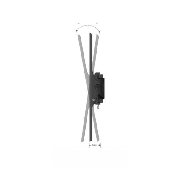SOPORTE TV C/INCLINACIÓN PARED 37 A 83 STEREN ACERO (STV-039)