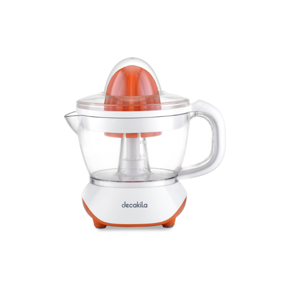 EXTRACTOR DE JUGO ELECTRICO BLANCO/NARANJA 0.7L 25W DECAKILA KUJC007W