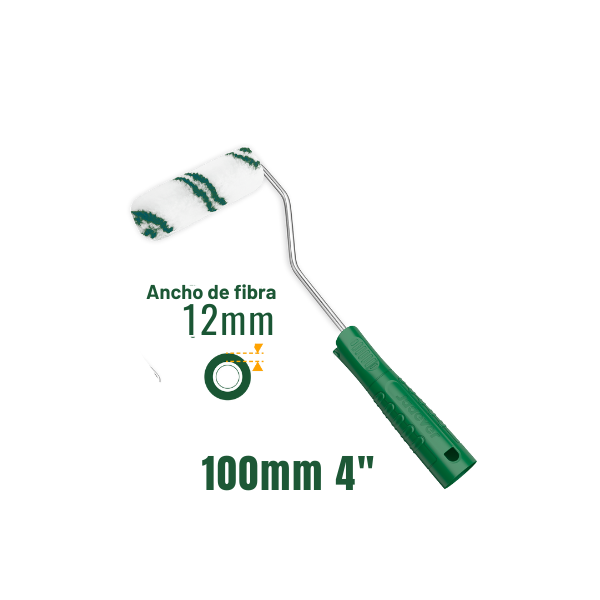 MANERAL Y RODILLO 4plg (100mm) JADEVER JDCB1904