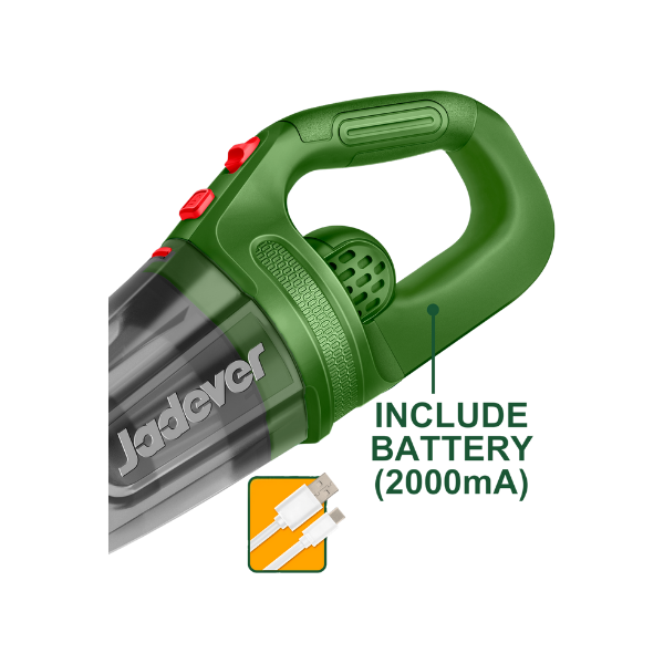 ASPIRADORA JADEVER INALÁMBRICA 8V TIPO-C MAX CAP 450ML JDLV0801