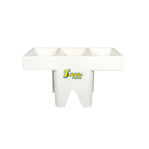 PILA PLASTICA DE 2 LAVADEROS (MARFIL)